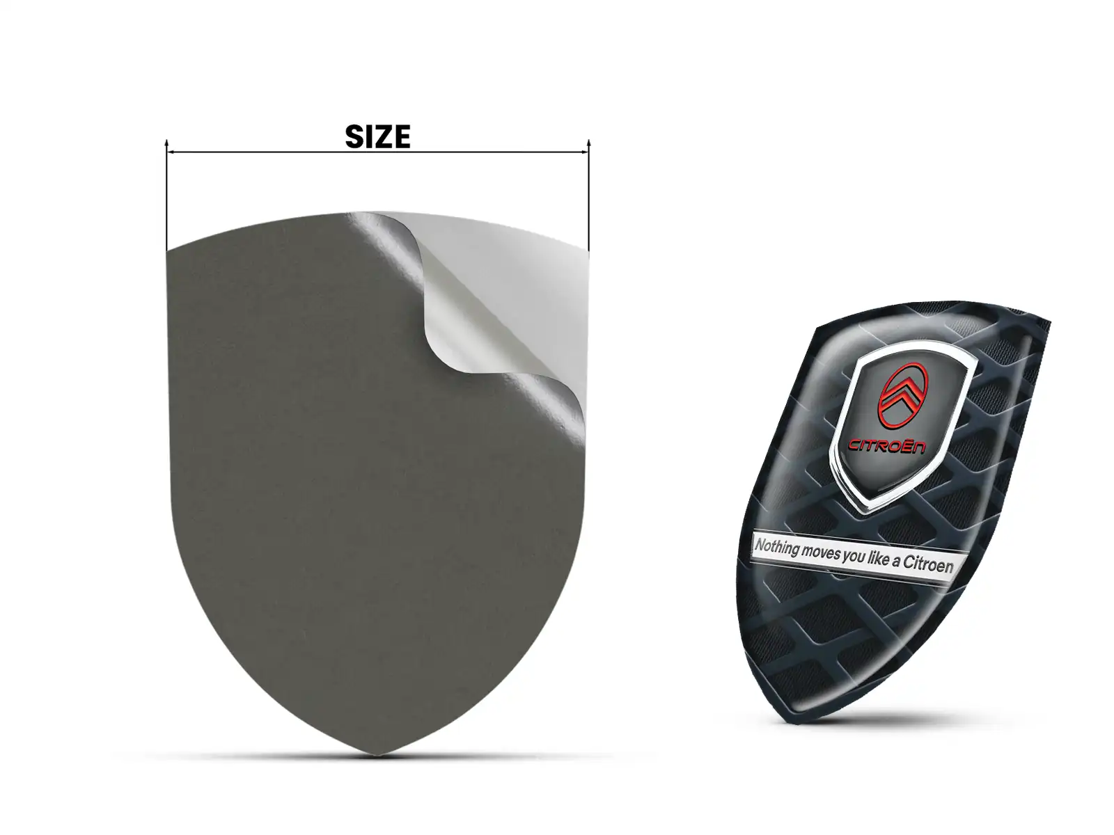 Citroen Stickers Logo Imprimés Course Qualité Personnalisable
